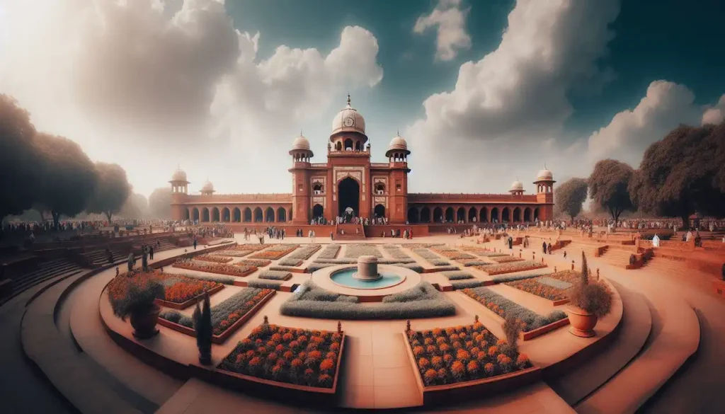 The peaceful garden and memorial at Jallianwala Bagh, Amritsar.