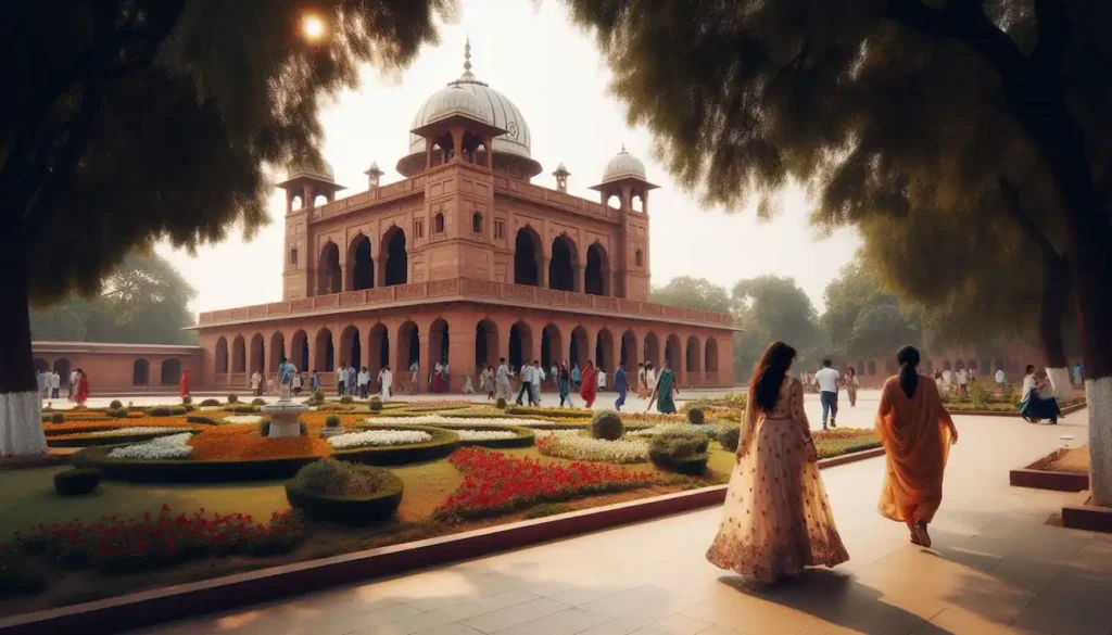 The peaceful garden and memorial at Jallianwala Bagh, Amritsar.