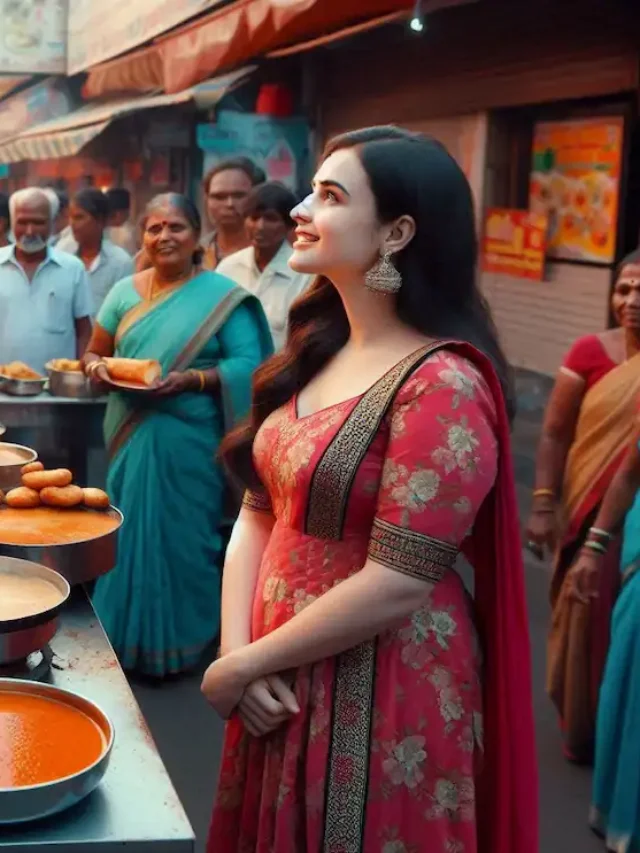 Tamil Nadu street food vendor preparing dosa and idli